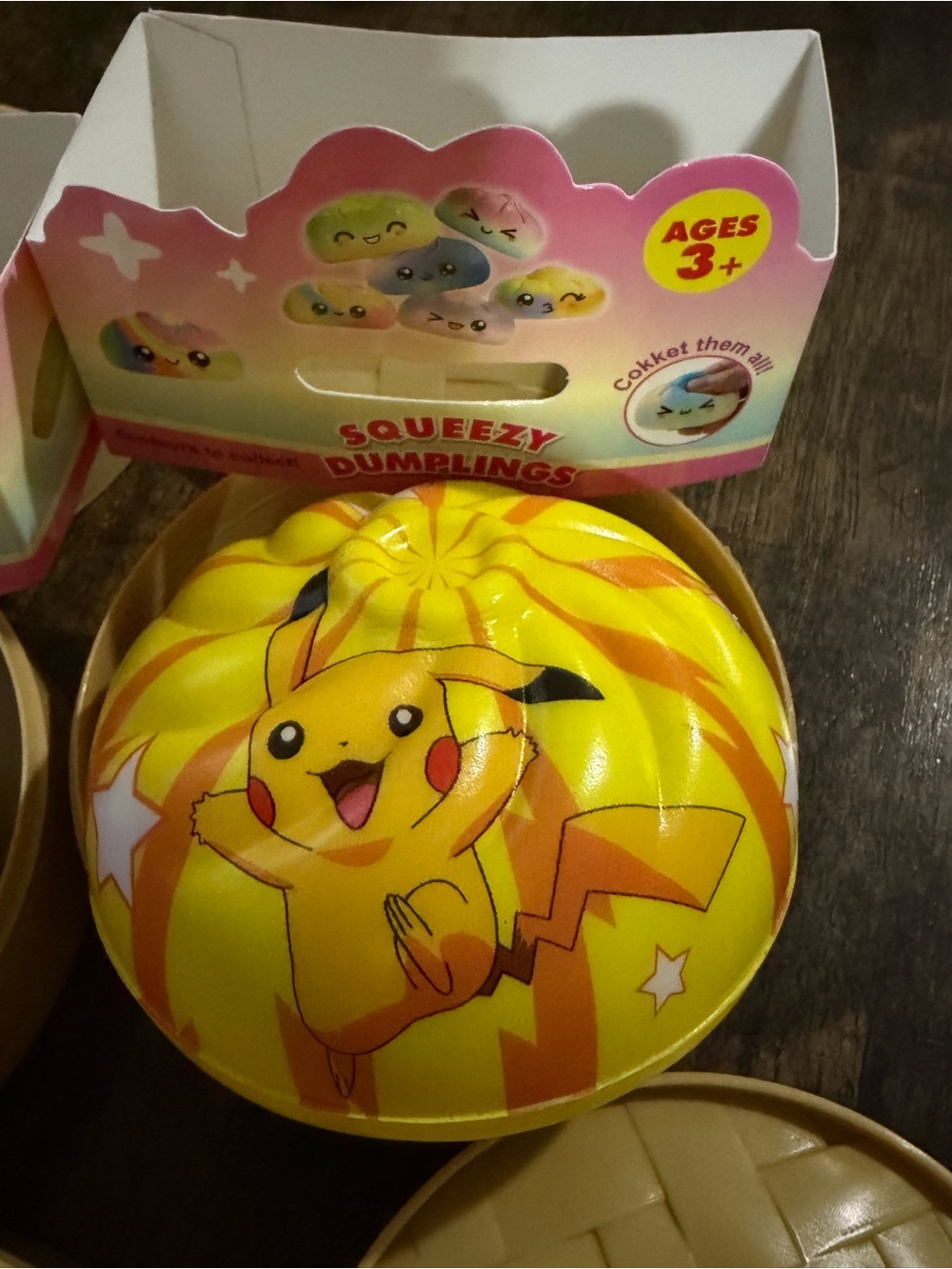 Pokémon Pikachu Yellow Squeezy Dumpling Squishy
